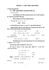 Chương 3: Chuẩn bộ AXIT BAZƠ | Bài giảng môn Hóa phân tích | Đại học Bách khoa hà nội