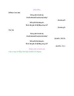 Giải SGK môn Tiếng Việt lớp 2 - Bài 3: Dàn nhạc mùa hè | Chân trời sáng tạo