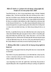 Biểu hiện vi phạm khi sử dụng công nghệ kỹ thuật số là gì?