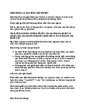 Chương 6: Định Nghĩa và Cấu Trúc Giả Thuyết trong Nghiên Cứu