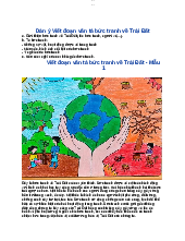 Dàn ý Viết đoạn văn tả bức tranh về Trái Đất - Quản trị dự án | Đại học Mở Thành phố Hồ Chí Minh