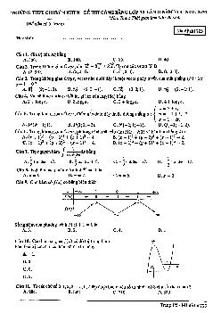 Đề thi công bằng Toán 12 lần 2 năm 2019 – 2020 trường chuyên KHTN – Hà Nội