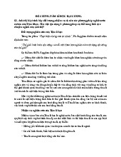 Đề Cương Môn Tâm lý | Đại học Sư phạm Thành phố Hồ Chí Minh