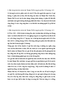 TOP 7 Bài văn phân tích nhân vật Nhuận Thổ trong tác phẩm 'Cố hương' của Lỗ Tấn | Văn mẫu lớp 9