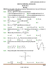 05 đề ôn tập giữa học kì 1 Toán 12 cấu trúc trắc nghiệm mới