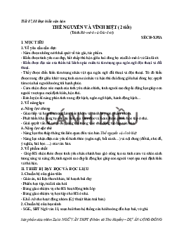 Thề nguyền và vĩnh biệt | Giáo án Văn 11 Cánh diều