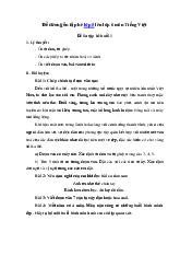 Đề cương ôn tập hè môn Tiếng Việt lớp 5 lên lớp 6