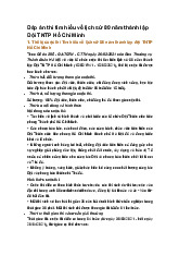 Đáp án thi tìm hiểu về lịch sử 80 năm thành lập Đội TNTP Hồ Chí Minh