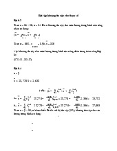 Bài tập khoảng tin cậy - Thống kê ứng dụng | Trường Đại học Kinh tế – Luật