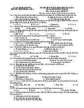 Đề thi thử tốt nghiệp môn Sử 2025 THPT Đông Sơn 2 giải chi tiết