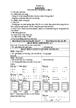 Giáo án buổi 2 Toán 2 sách Cánh diều (Cả năm) | Tuần 22