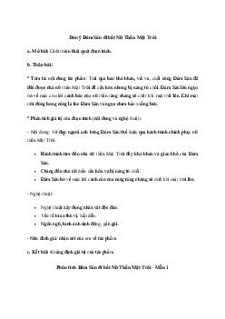 Phân tích tác phẩm Đăm Săn đi bắt Nữ Thần Mặt Trời | Văn mẫu lớp 10 Kết Nối Tri Thức