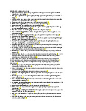 Câu hỏi Trắc Nghiệm Marketing ôn tập môn Marketing căn bản | Trường đại học Mở Hà Nội