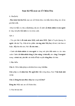 Soạn bài: Nếu mai em về Chiêm Hóa Ngữ Văn 8 | Cánh diều