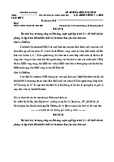 Đề thi kết thúc học phần Lập trình nhúng | Đại học Kinh tế kỹ thuật công nghiệp