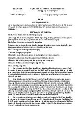 Luật Cán Bộ, Công chức 2008 | Đại học Nội Vụ Hà Nội