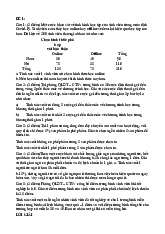 Đề thi giữa kỳ môn Thống kê ứng dụng | Đại học Kinh tế Thành phố Hồ Chí Minh