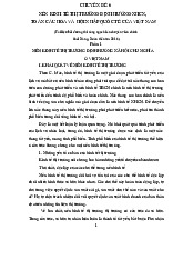 Chuyên đề 6 Nền kinh tế thị trường định hướng XHCN,  Toàn cầu hóa và hội nhập quốc tế của Việt Nam môn Kinh tế vi mô | Trường Đại học Kinh Tế Quốc Dân
