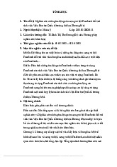 Nghiên cứu những tác động của mạng xã hội Facebook đối với sinh viên Viện Đào tạo Quốc tế | Bài thảo luận Phương pháp nghiên cứu khoa học