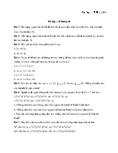 Số lượng tử | Tài liệu môn Hóa học 1 | Đại học Bách khoa hà nội