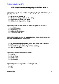 Câu hỏi trắc nghiệm - Lịch Sử Đảng Cộng Sản Việt Nam | Đại học Tôn Đức Thắng