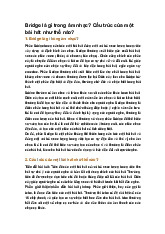 Bridge là gì trong âm nhạc? Cấu trúc của một bài hát như thế nào?