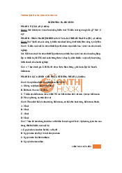 Đề ôn tập kiểm tra 1 mã đề số 3 môn Kiểm toán