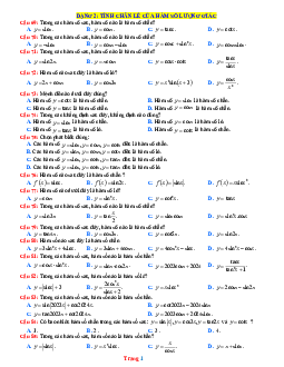 Trắc nghiệm Tính chẵn lẻ của hàm số lượng giác lớp 11 (có đáp án)