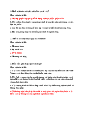 Đáp án trắc nghiệm Tin học đại cương | Trường Đại học Mở Hà Nội