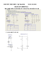 Bài tập chương 6 Môn Thủy lực khí nén | Đại học Sư phạm Kỹ thuật Thành phố Hồ Chí Minh