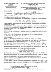Đề chọn học sinh giỏi tỉnh Toán THCS năm 2024 – 2025 sở GD&ĐT Lào Cai
