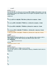 Bài tập trắc nghiệm - Môn Toán cho các nhà kinh tế | Đại học Kinh Tế Quốc Dân