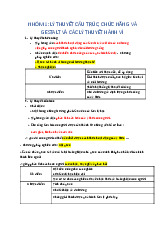 Tài liệu nhóm 1: Lý thuyết cấu trúc, chức năng và Gestalt và các lý thuyết hành vi môn Tâm lý học | Đại học Kinh tế Thành phố Hồ Chí Minh