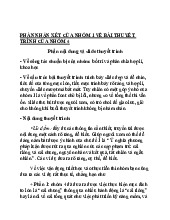 Nhận Xét Bài Thuyết Trình Nhóm 4 Về Triết Học - Nhóm 1