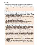 Câu Hỏi và Bài Tập Chương 1-3 môn Kinh tế vi mô 1 | Học viện Tài chính