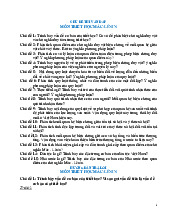 Các Chủ Đề Và Hướng Dẫn Trả Lời môn Triết học Mác - Lênin | Trường đại học Mở Hà Nội