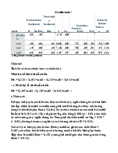Hệ số Hồi Quy Tuyến Tính | Môn Phân tích dữ liệu - Đại học Sư phạm Kỹ thuật Thành phố Hồ Chí Minh