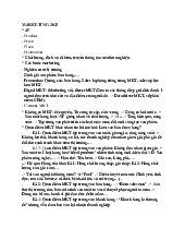 Tổng Hợp Kiến Thức Quan Trọng môn Marketing căn bản | Trường đại học Mở Hà Nội