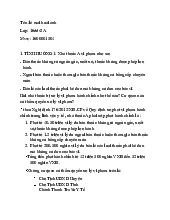 Bài Tập Thảo Luận - Pháp Chế Dược | Đại học Nguyễn Tất Thành