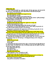 Câu hỏi ôn tập môn Tâm lý học đại cương | Đại học Quốc gia Hà Nội