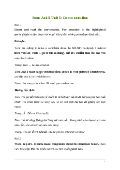 Giải Tiếng Anh 8 Unit 8: Communication | Kết nối tri thức