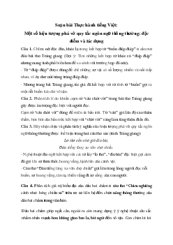 Soạn bài Thực hành tiếng Việt trang 65 Kết nối tri thức