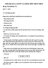 Cải tổ và chấm dứt pháp nhân trong Luật