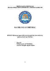 Nội dung của nguyên lý tồn tại xã hội quyết định ý thức xã hội và ý nghĩa của vấn đề này ở Việt Nam | Bài thảo luận triết học