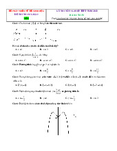 Đề ôn thi tốt nghiệp 2025 môn Toán bám sát đề minh họa có đáp án-Đề 2