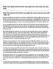 Phân tích đoạn trích khi tỉnh rượu giấc tàn canh chọn lọc hay nhất