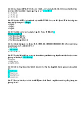 Câu hỏi trắc nghiệm ôn tập môn Công nghệ thông tin | Trường đại học kinh doanh và công nghệ Hà Nội