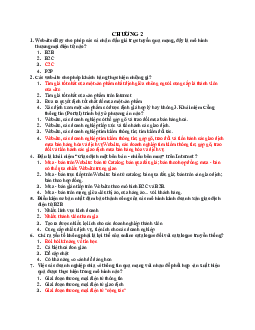 Trắc nghiệm Chương 2 Internet và thương mại điện tử | Học viện tài chính