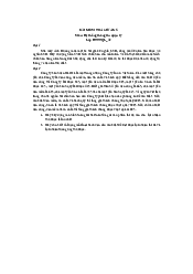 Bài kiểm tra giữa kỳ - Môn hệ thống thông tin quản lý | Đại học Kinh Tế Quốc Dân