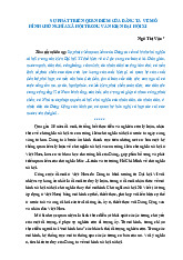 Chủ nghĩa xã hội - Sự phát triển quan điểm của đảng ta về mô hình chủ nghĩa xã hội trong văn kiện đại hội XI